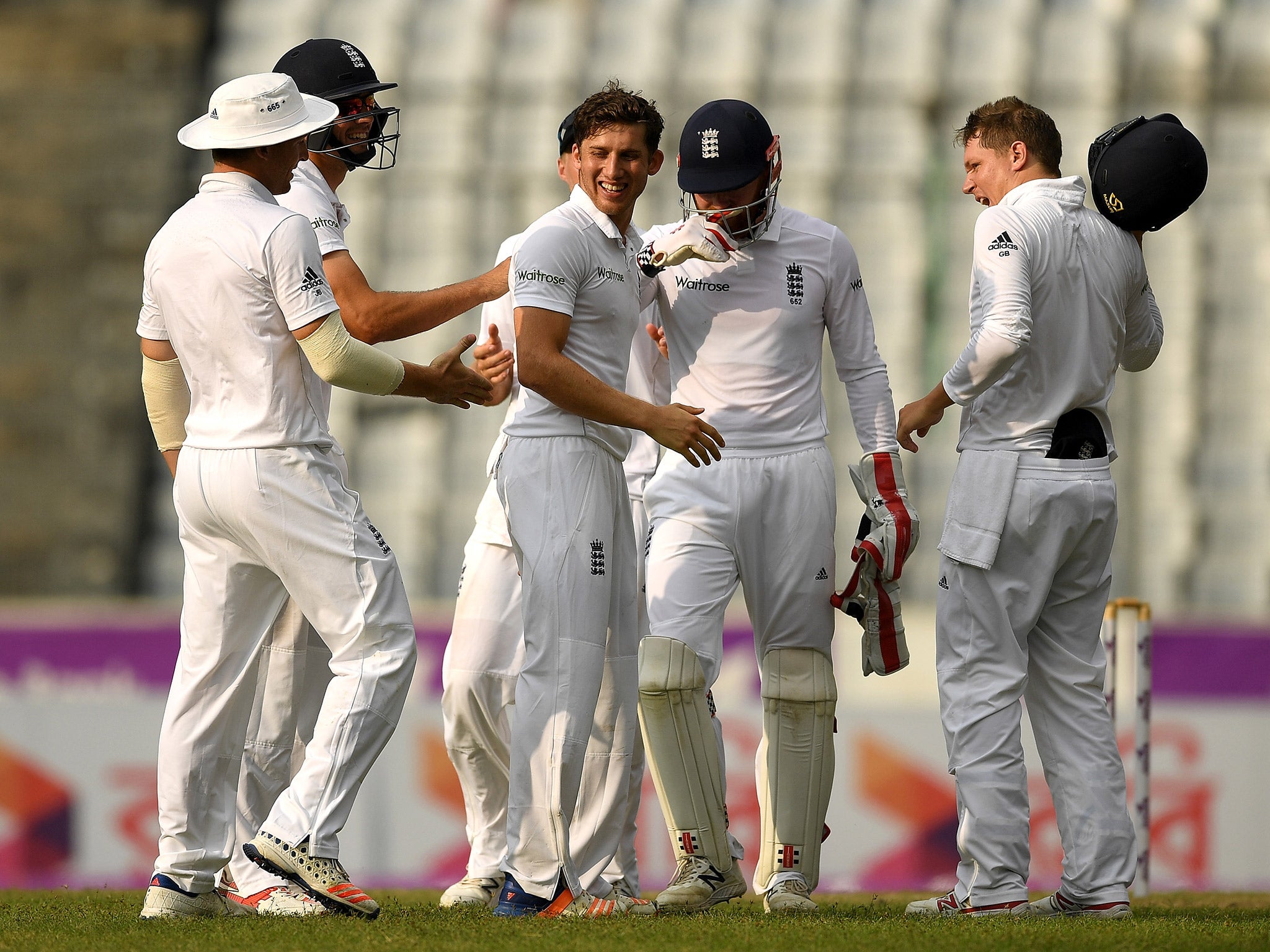 Zafar Ansari took his first two Test wickets at the start of the second innings