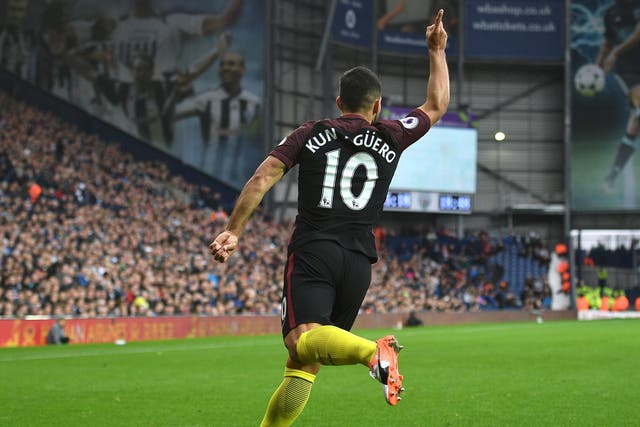 Aguero has 13 goals in all competitions already this season