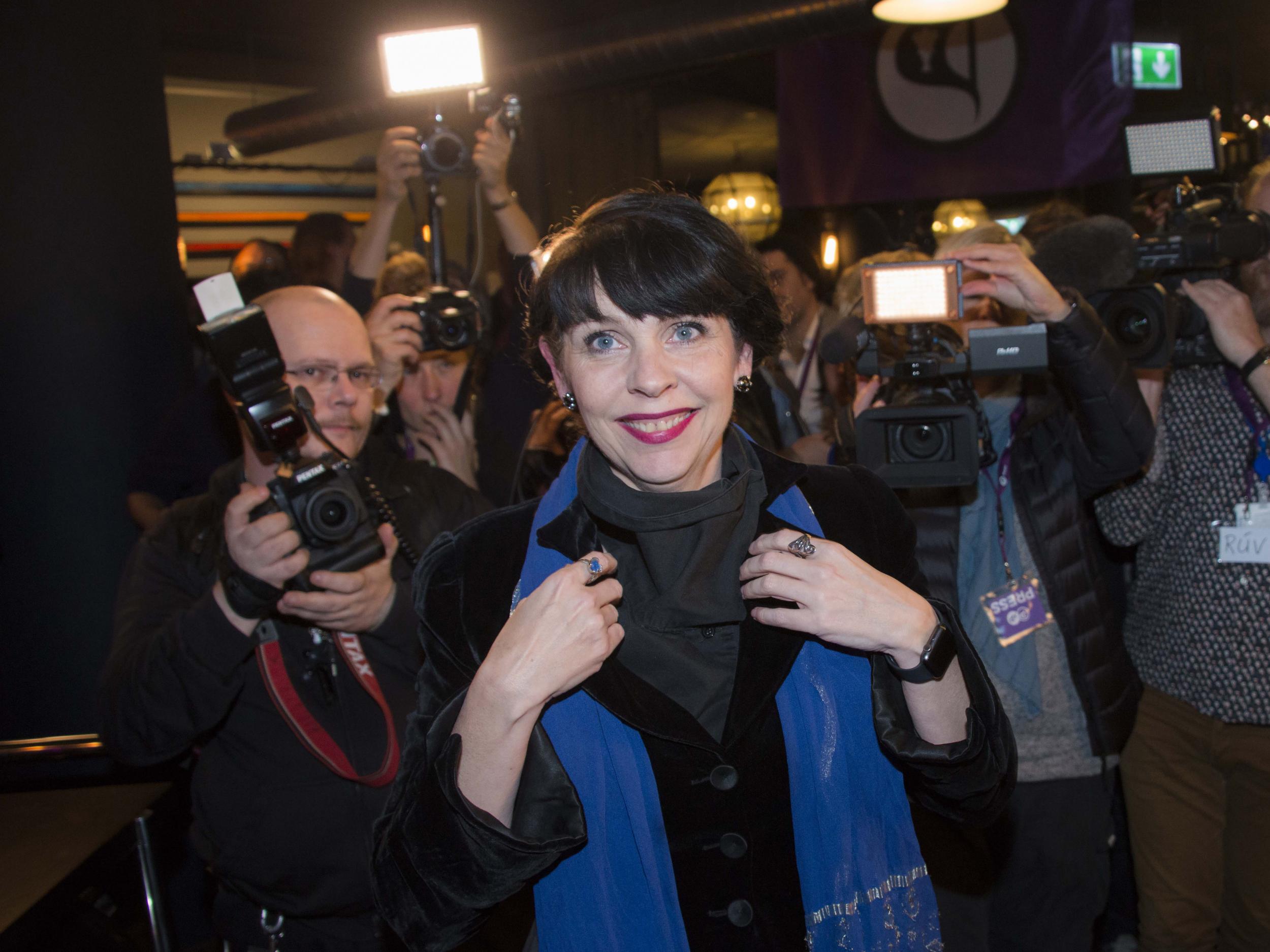 Birgitta Jónsdóttir, Pirate Party founder, admitted she was astonished by its success in the election