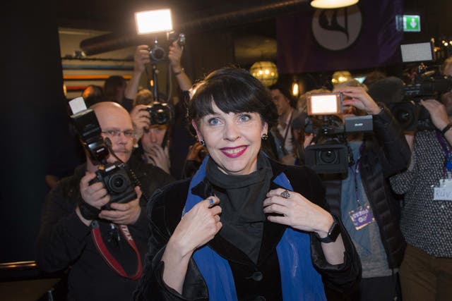 Birgitta Jónsdóttir, Pirate Party founder, admitted she was astonished by its success in the election