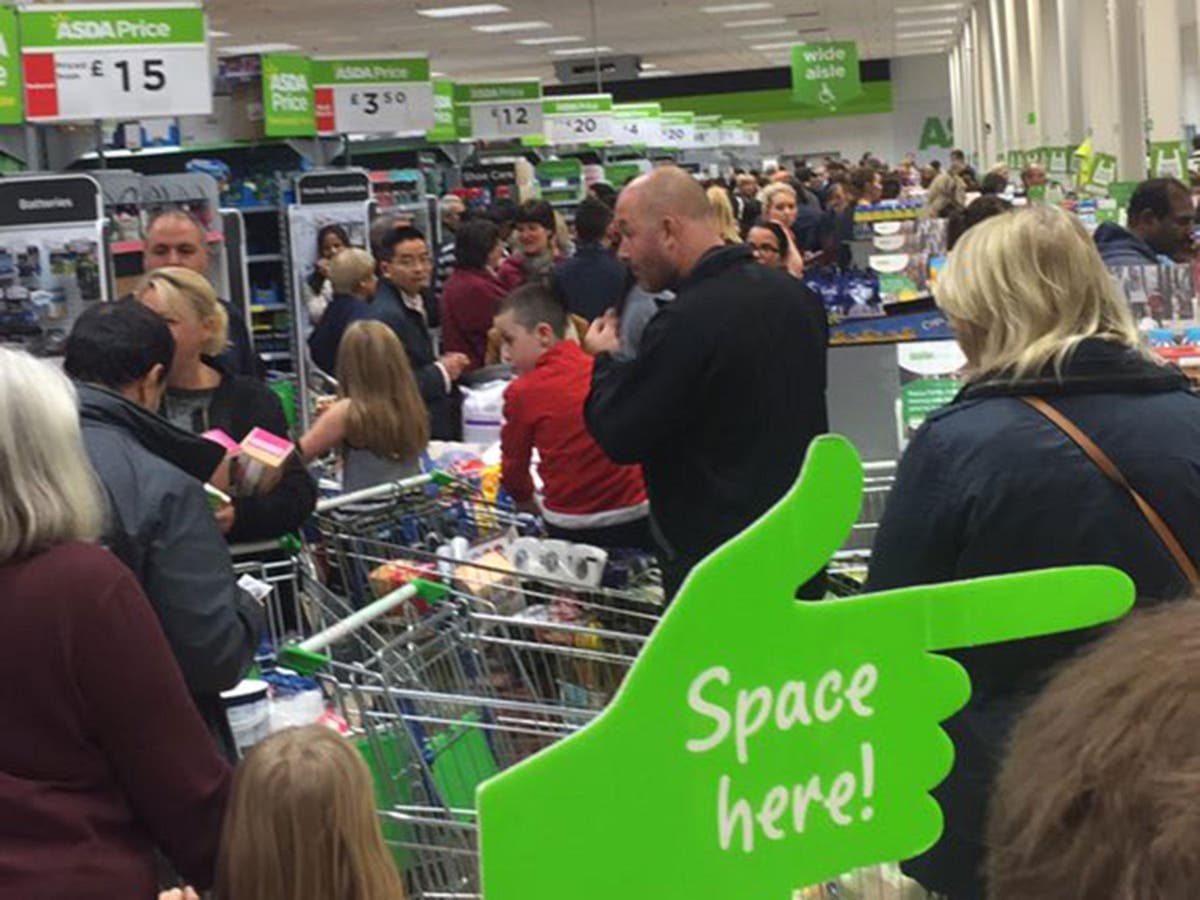 Asda card machine crash causes checkout queues across the UK The