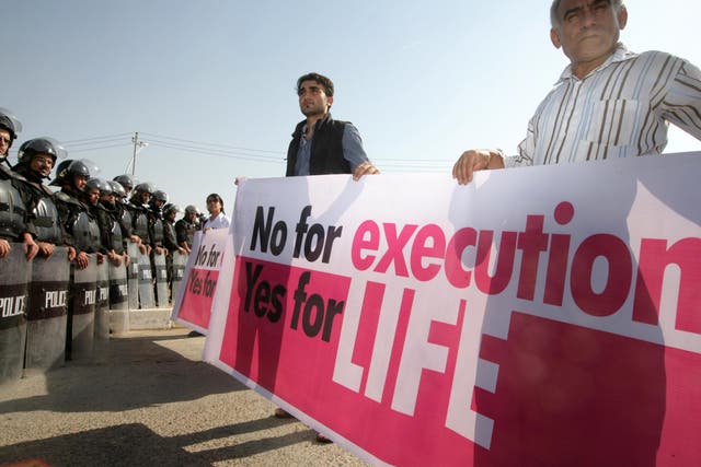 Protests against executions in Iran