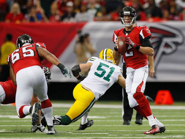 Matt Ryan led the Atlanta Falcons past the Green Bay Packers