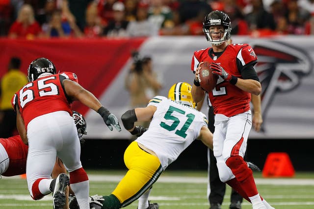 Matt Ryan led the Atlanta Falcons past the Green Bay Packers