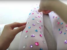 The tights that claim to relieve stress and PMS through...crystals