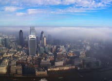 Watch: The timelapse video that shows London's heavy fog lifting