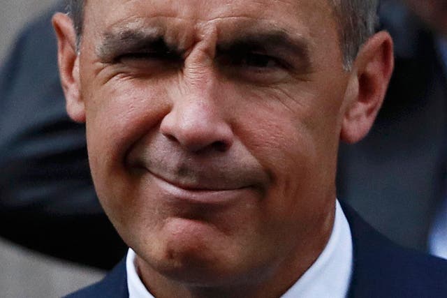 Bank of England Governor Mark Carney leaves Downing Street