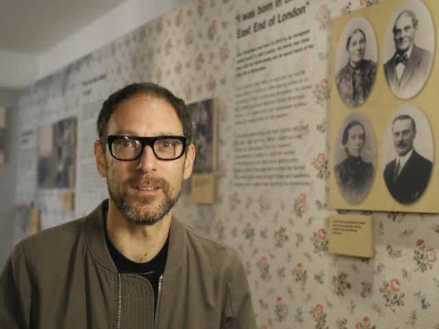 Ben Lewis, a documentary filmmaker, speaks at the Jewish Museum in London on October 3. Hundreds of British Jews are considering whether to apply for restoration of German citizenship, stripped from their ancestors by the Third Reich