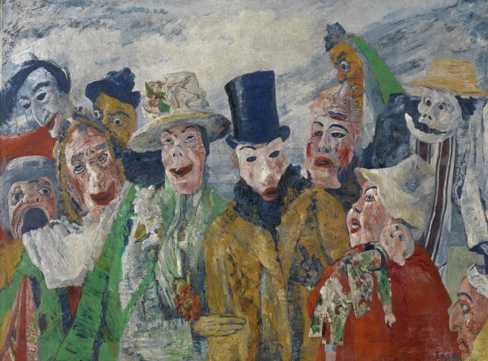 Intrigue James Ensor by Luc Tuymans, Royal Academy