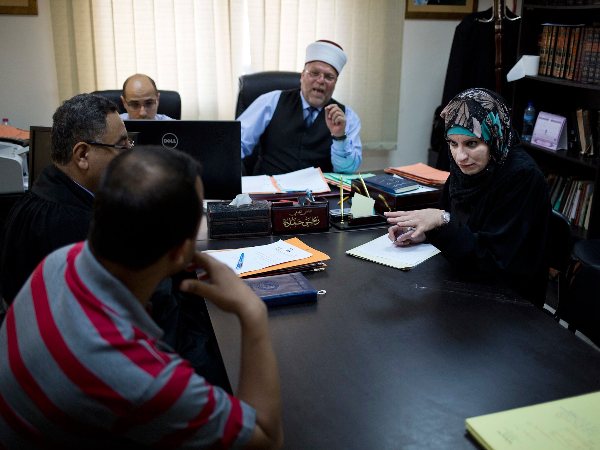 Palestinian divorce lawyer Reema Shamasneh
