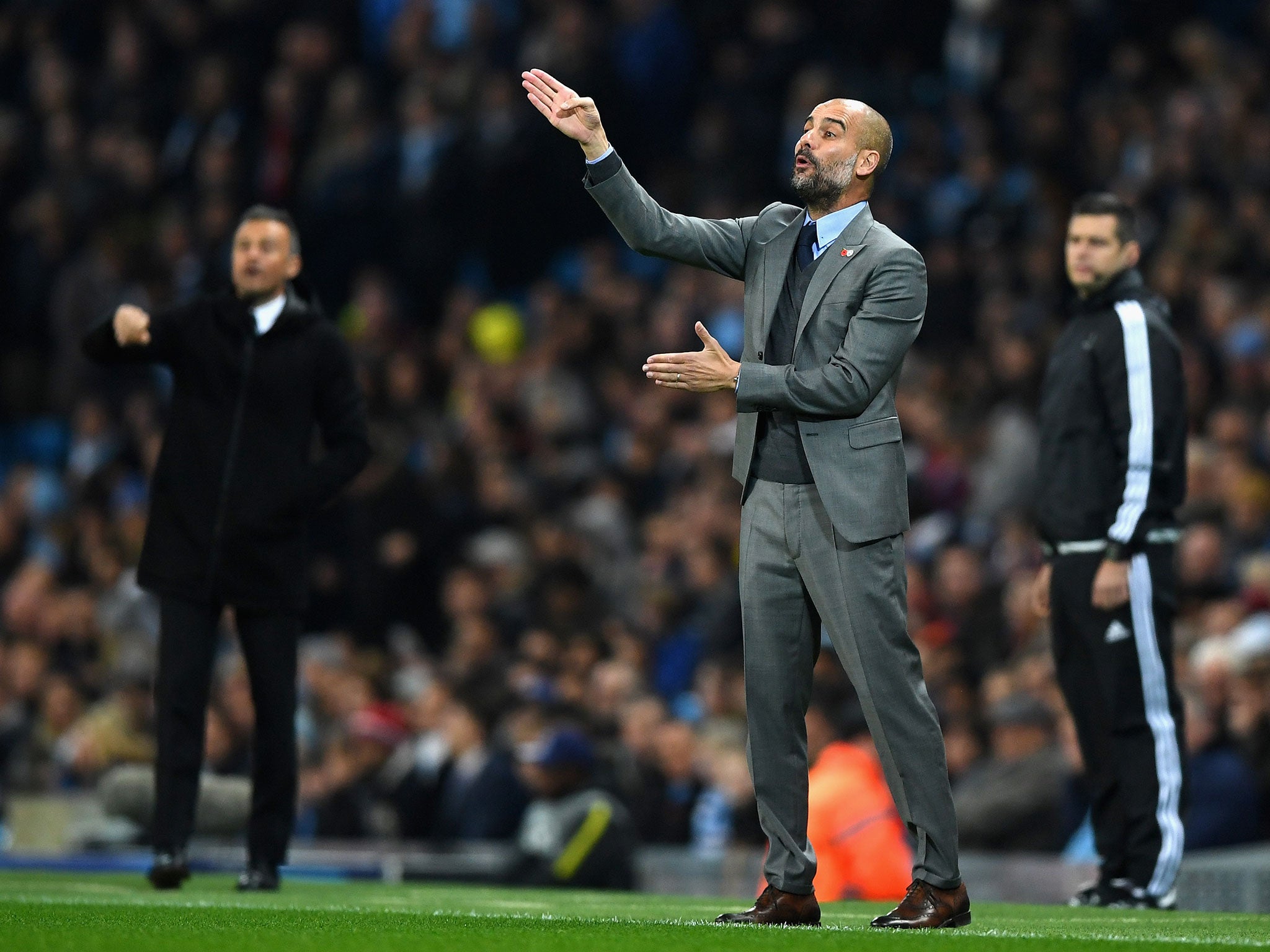 Guardiola recorded a famous victory against his former side