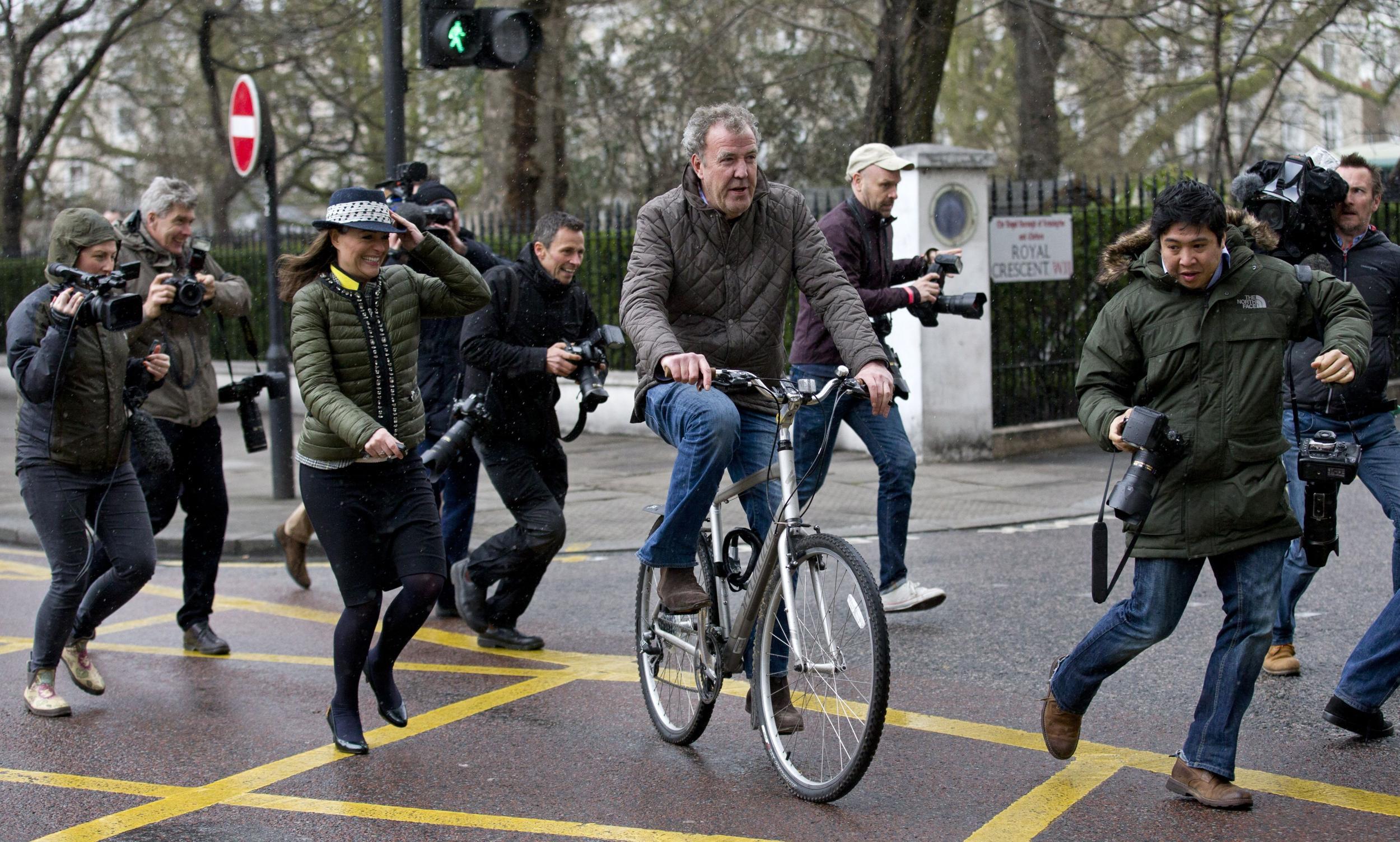 &#13;
Jeremy Clarkson is known for his love of stonewashed denim&#13;