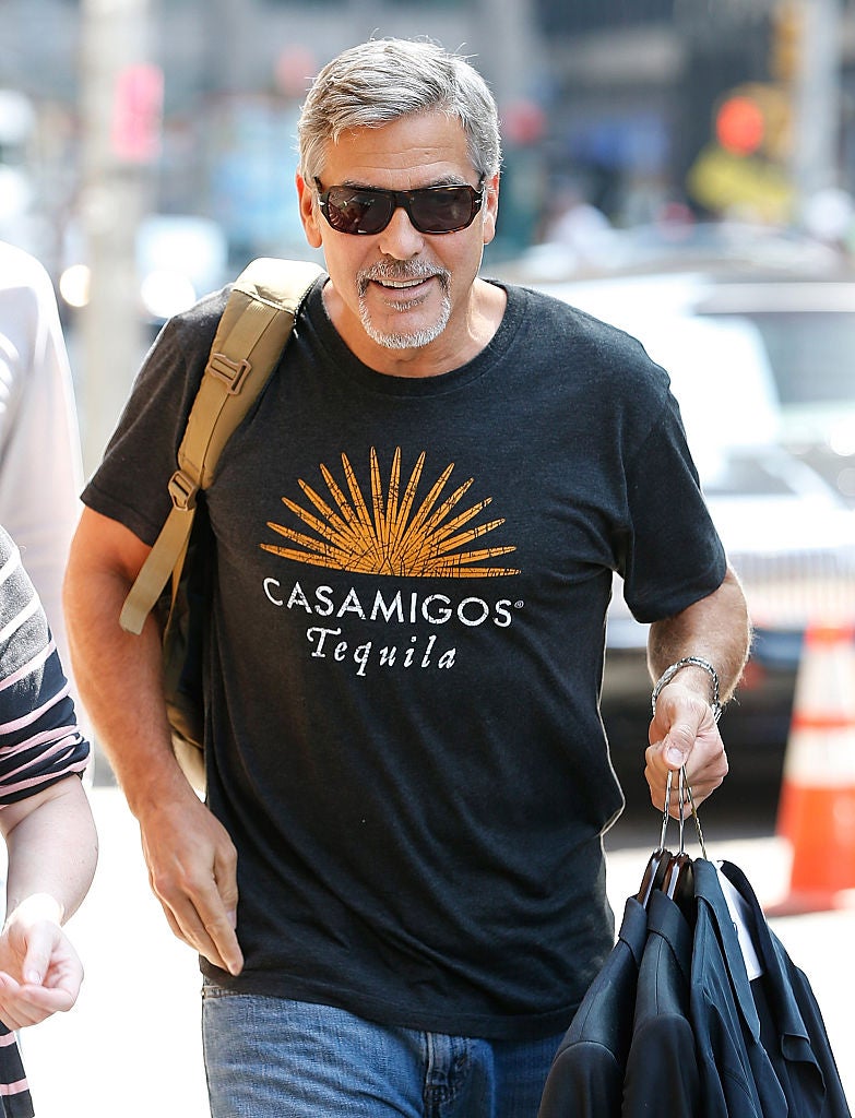 &#13;
George Clooney is a fan of the jean, despite being in his 50s &#13;