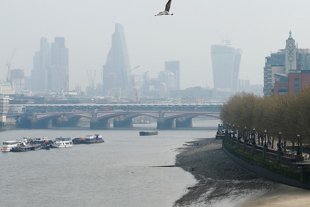 Virtually every major city in the world has a problem with air pollution, from London, above, to Paris to Beijing and Los Angeles