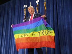Donald Trump put the LGBT flag down – you’re no ally of ours