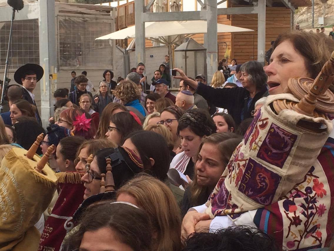 The march on the Western Wall was led by female rabbis