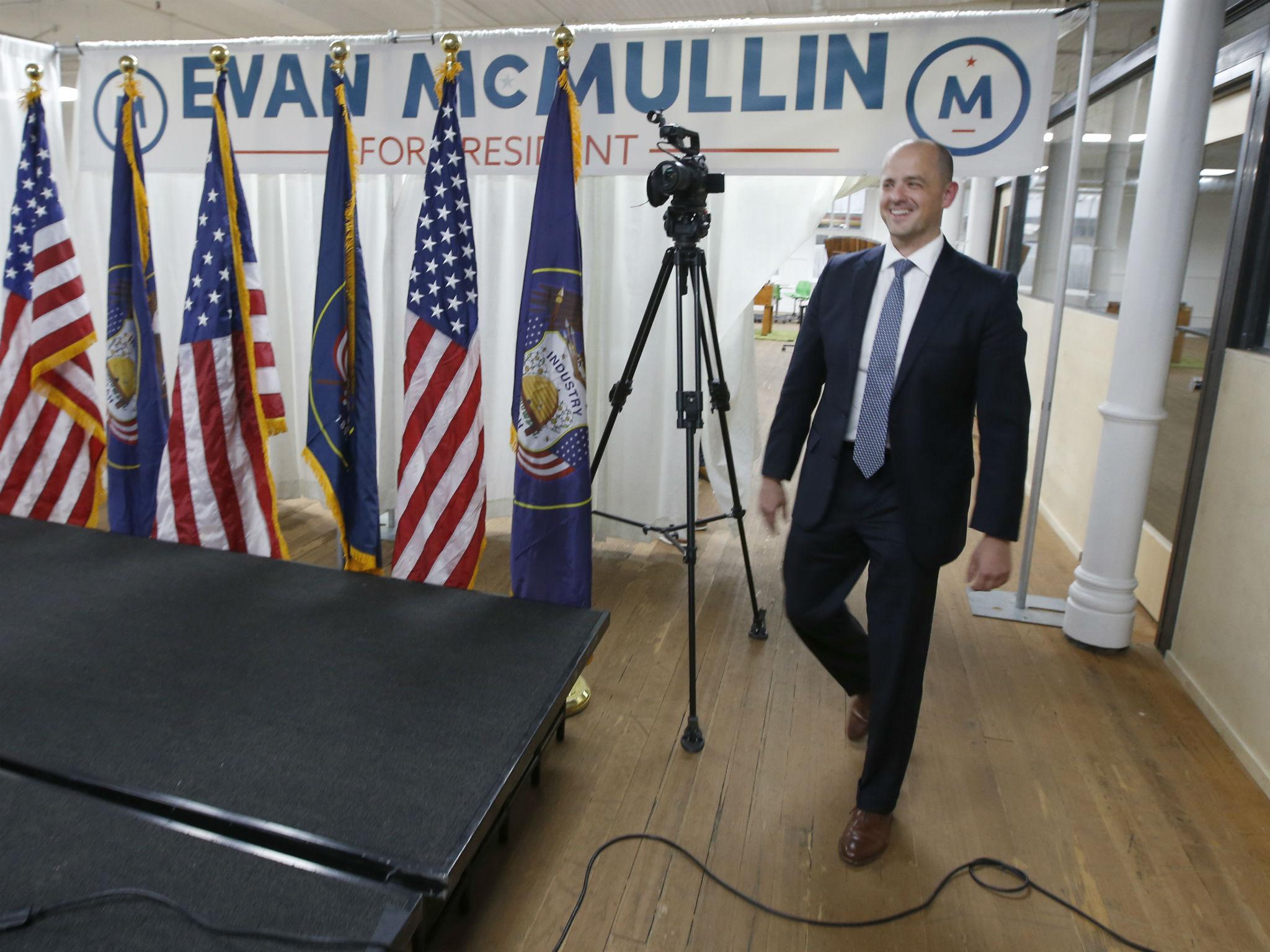 McMullin jumped into the race a few months ago as he was repelled by Trump's 'bigoted' rhetoric