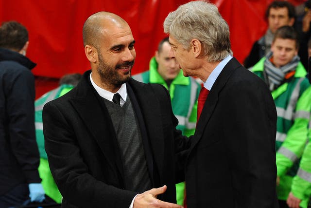 Pep Guardiola and Arsene Wenger represent England's best chance in the Champions League