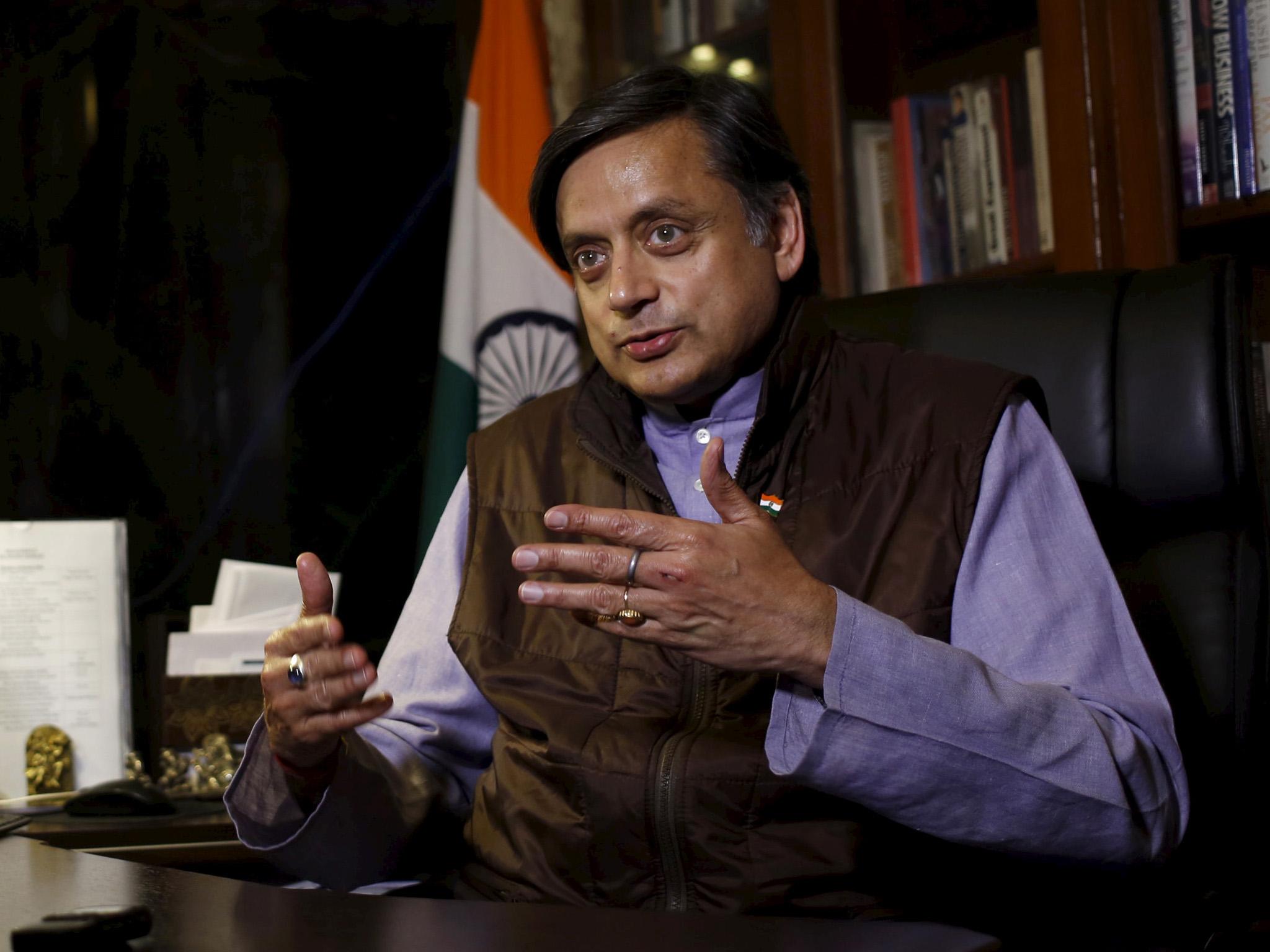 Indian MP Shashi Tharoor