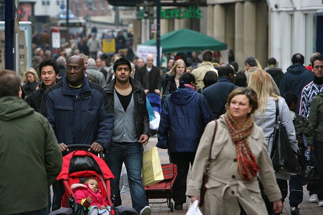 (File Photo) The white population in Newham in East London is now only 16 per cent as opposed to 33 per cent a decade ago