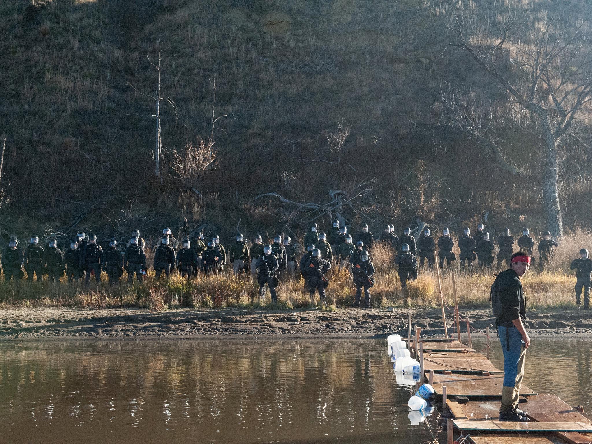 The pipeline is already mostly complete outside of North Dakota