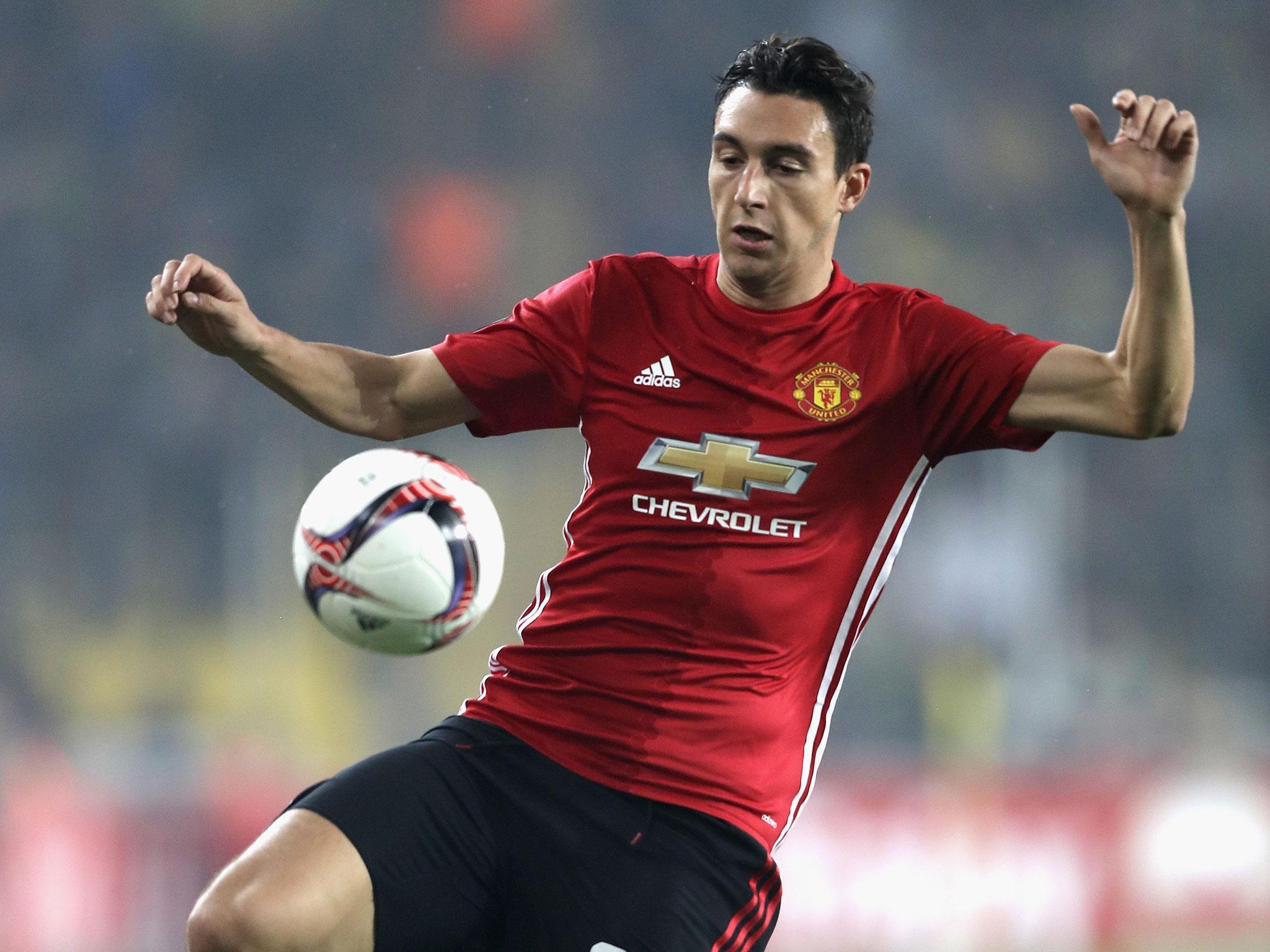 Darmian featured in United's recent Europa League fixtures against Feyenoord and Fenerbahce