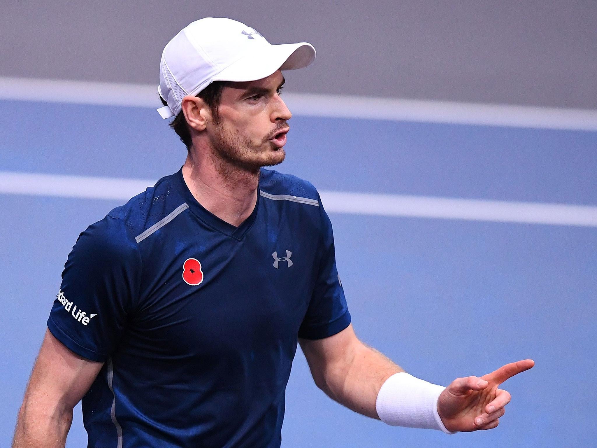 Murray took 73 minutes to beat his French opponent