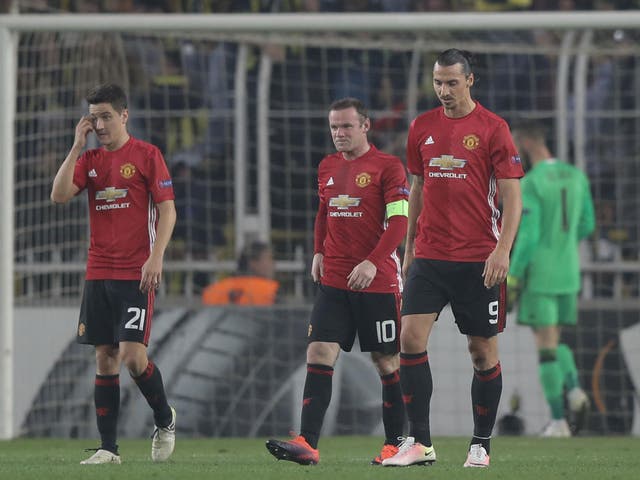 Manchester United's poor run continued in Istanbul last night