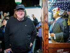 Michael Moore says a vote for Trump is 'legal act of terrorism'