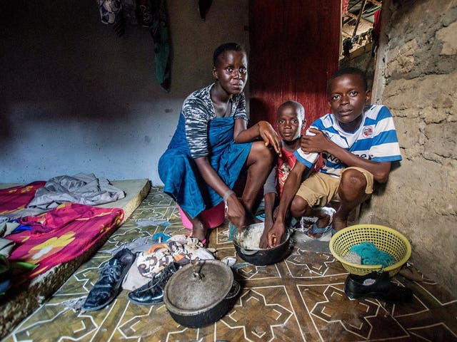 Mariatu is 16 and has to look after her younger brothers