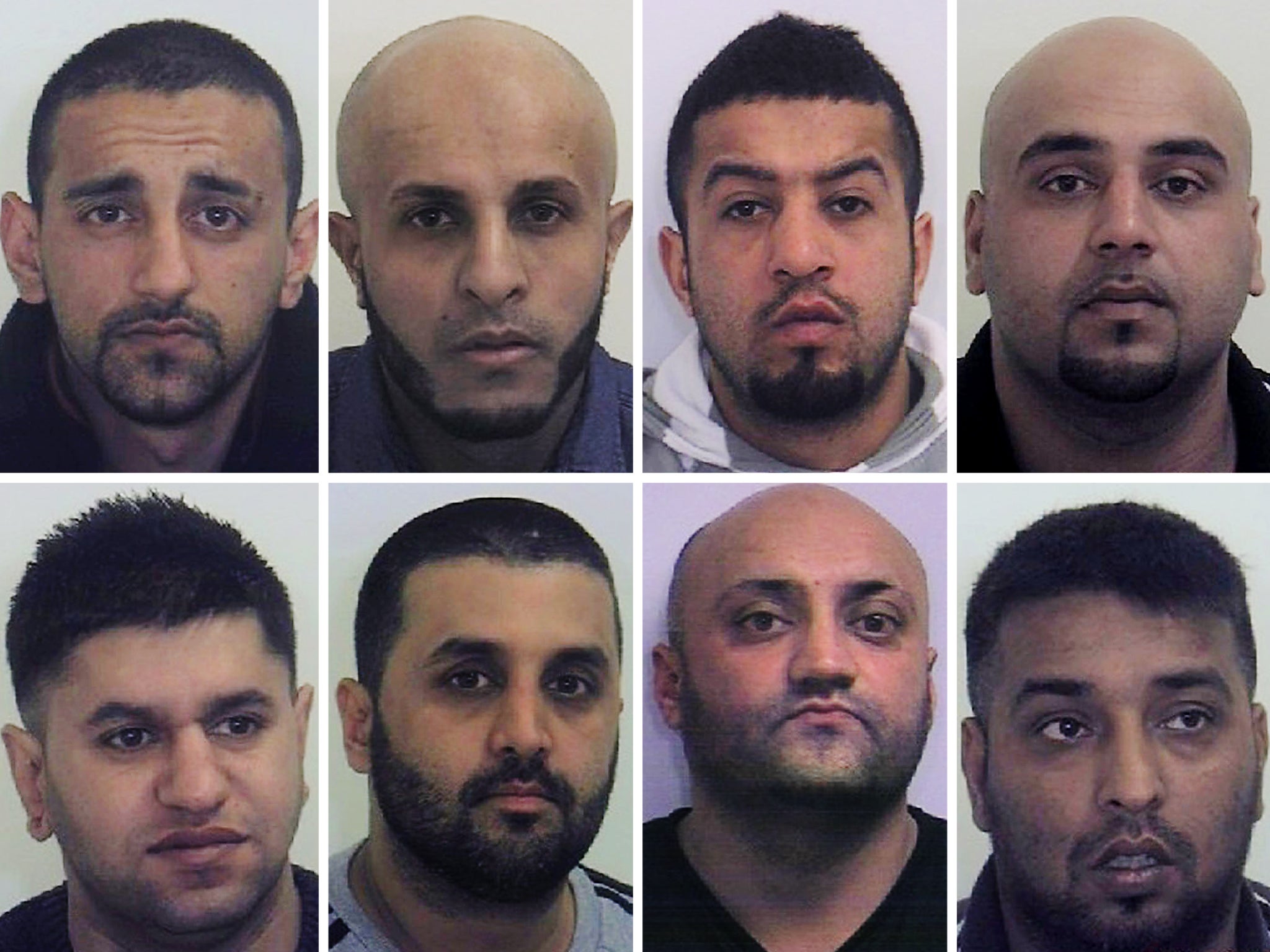 The eight men were found guilty of all 19 charges including rape and false imprisonment