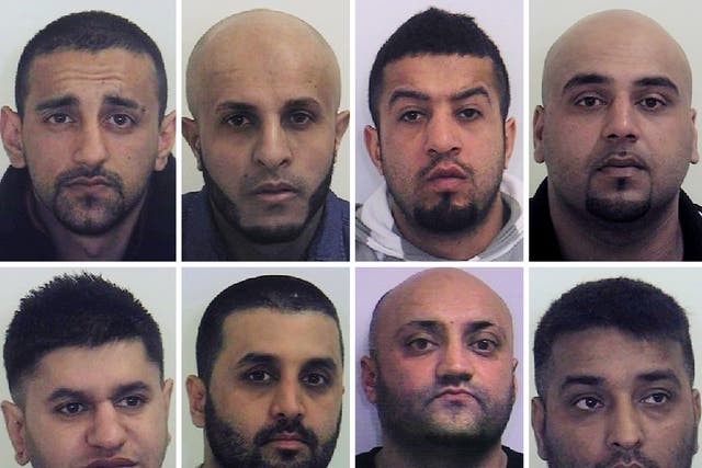The eight men were found guilty of all 19 charges including rape and false imprisonment