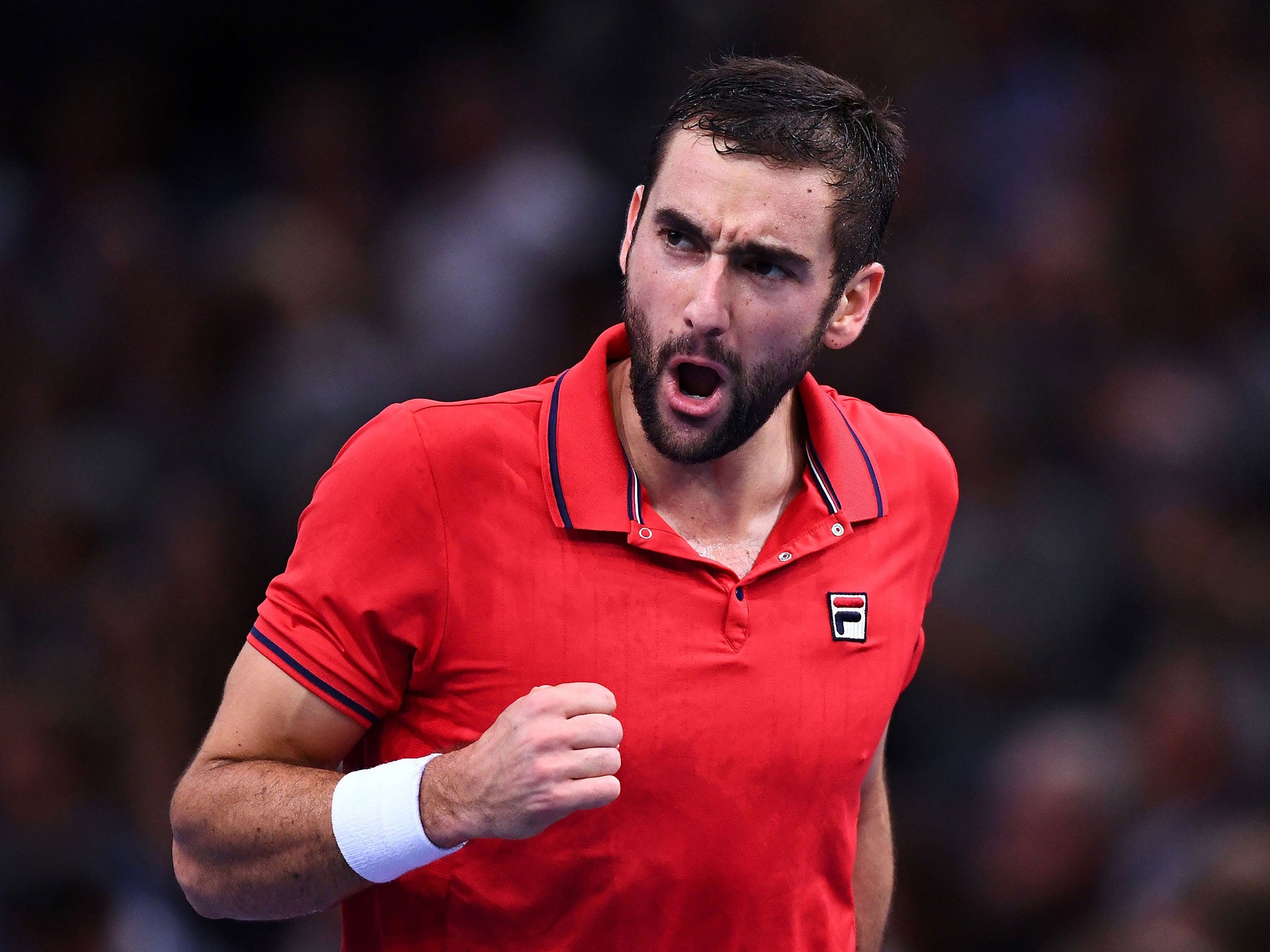 The Croatian advances to the semi-finals after pulling off a shock win against Djokovic