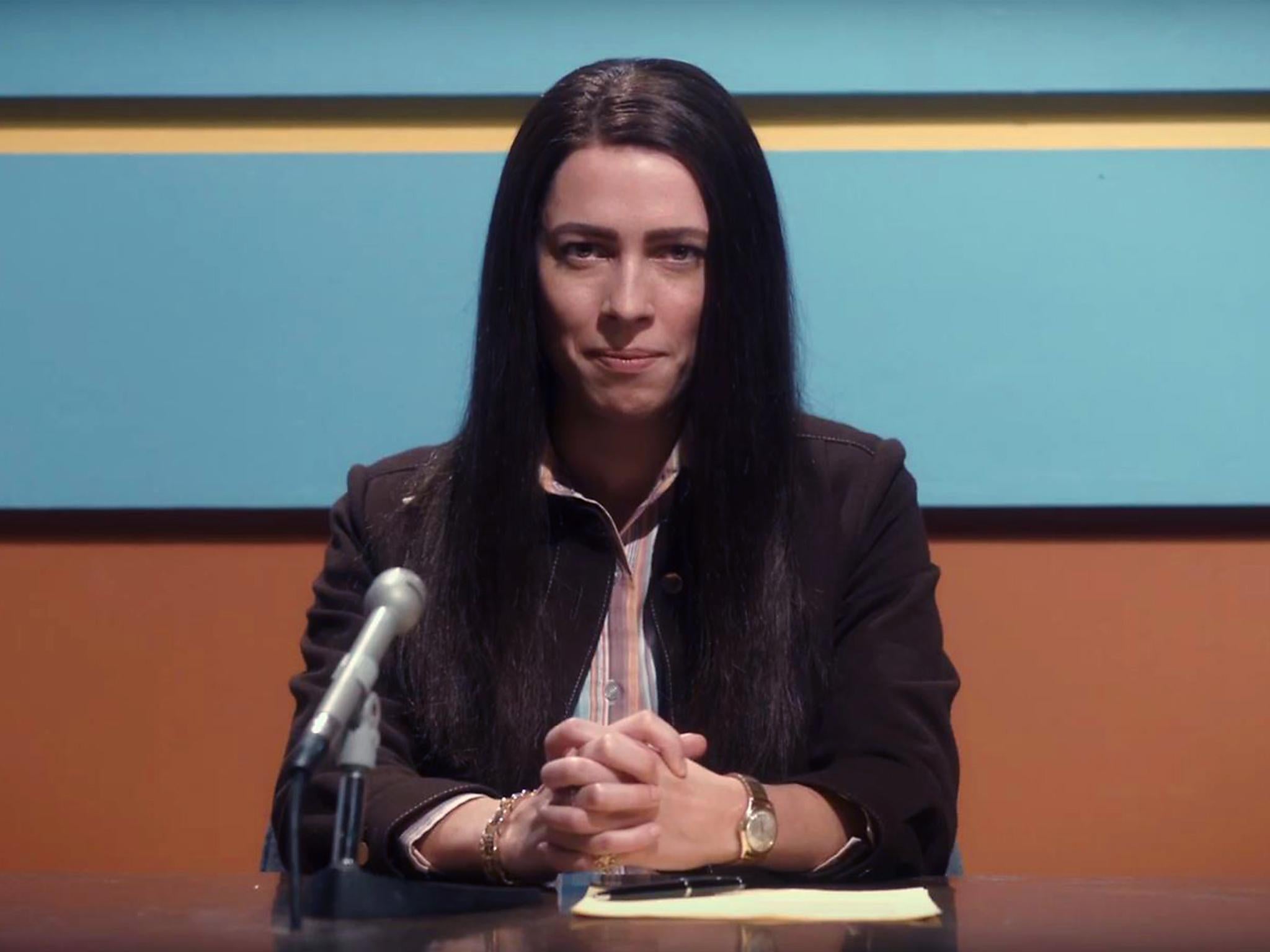 Camera rolling: Rebecca Hall as the American broadcaster Christine Chubbock in the critically acclaimed film Christine
