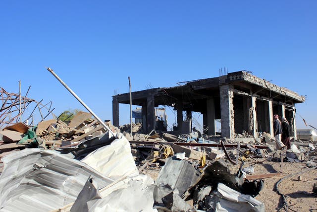 The Saudi-led bombing campaign in Yemen began last year
