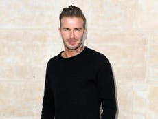 David Beckham shares Instagram post about poppies amid Fifa row