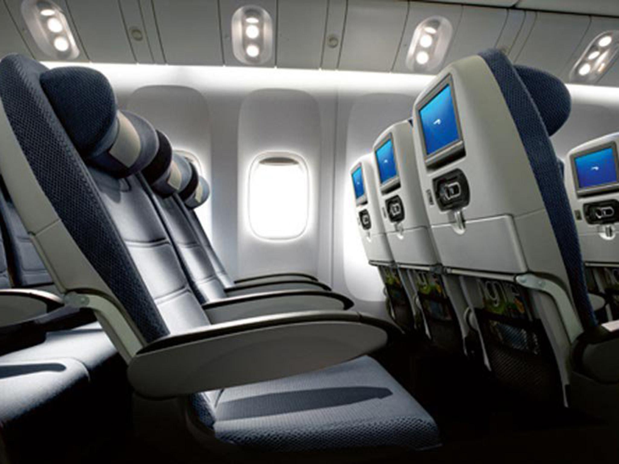 A Row of World Traveller seats