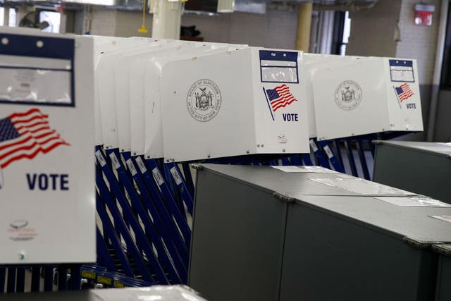 Polling machines are being prepared for election day