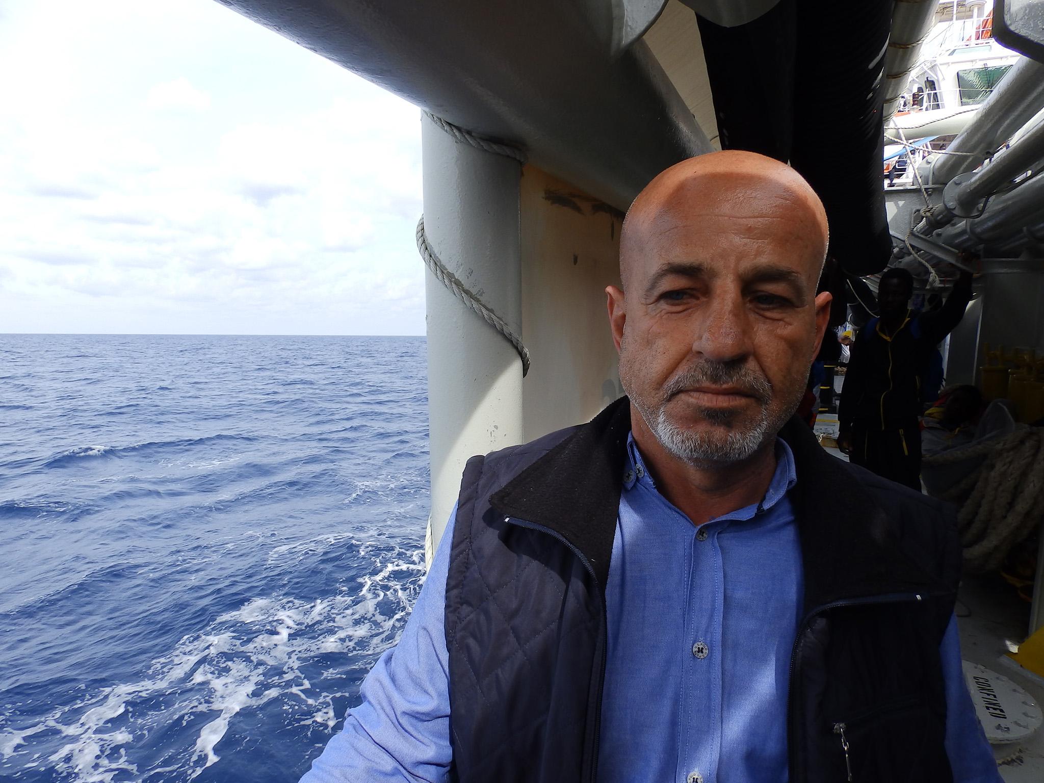 Ali Ibrahim Salman, a 51-year-old Syrian man fled Syria after losing his child in a shelling