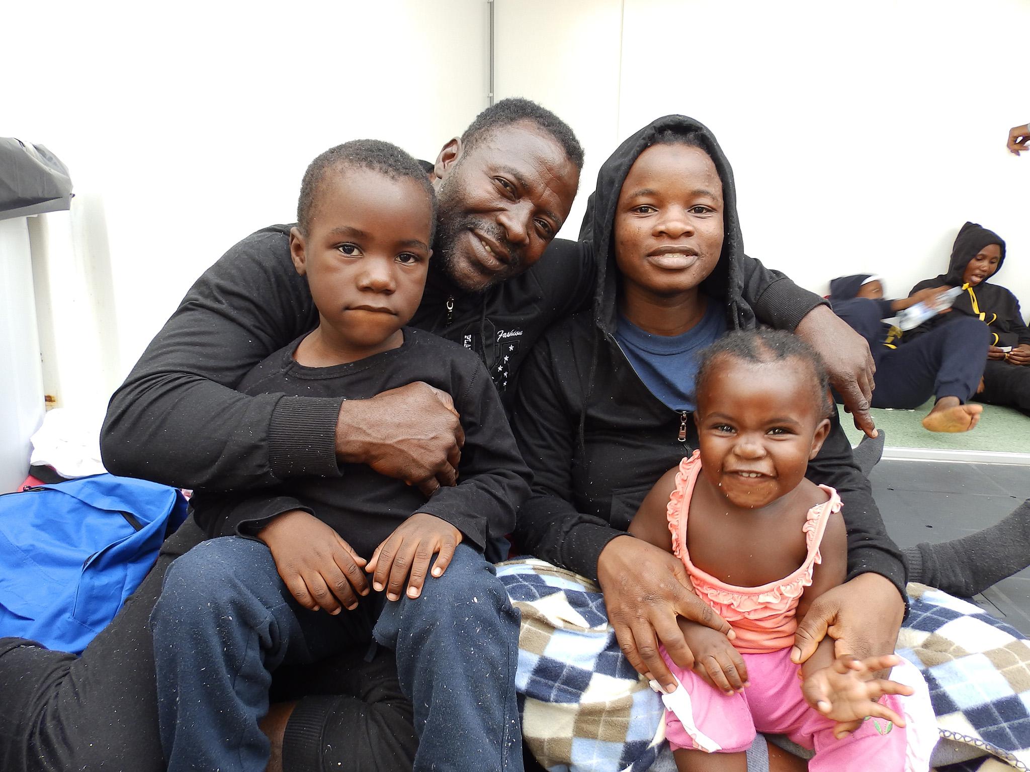 Suleiman Boussy, his wife Fatima and their two children have fled Burkina Faso