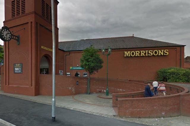 Morrisons store in Railway Road, Blackburn