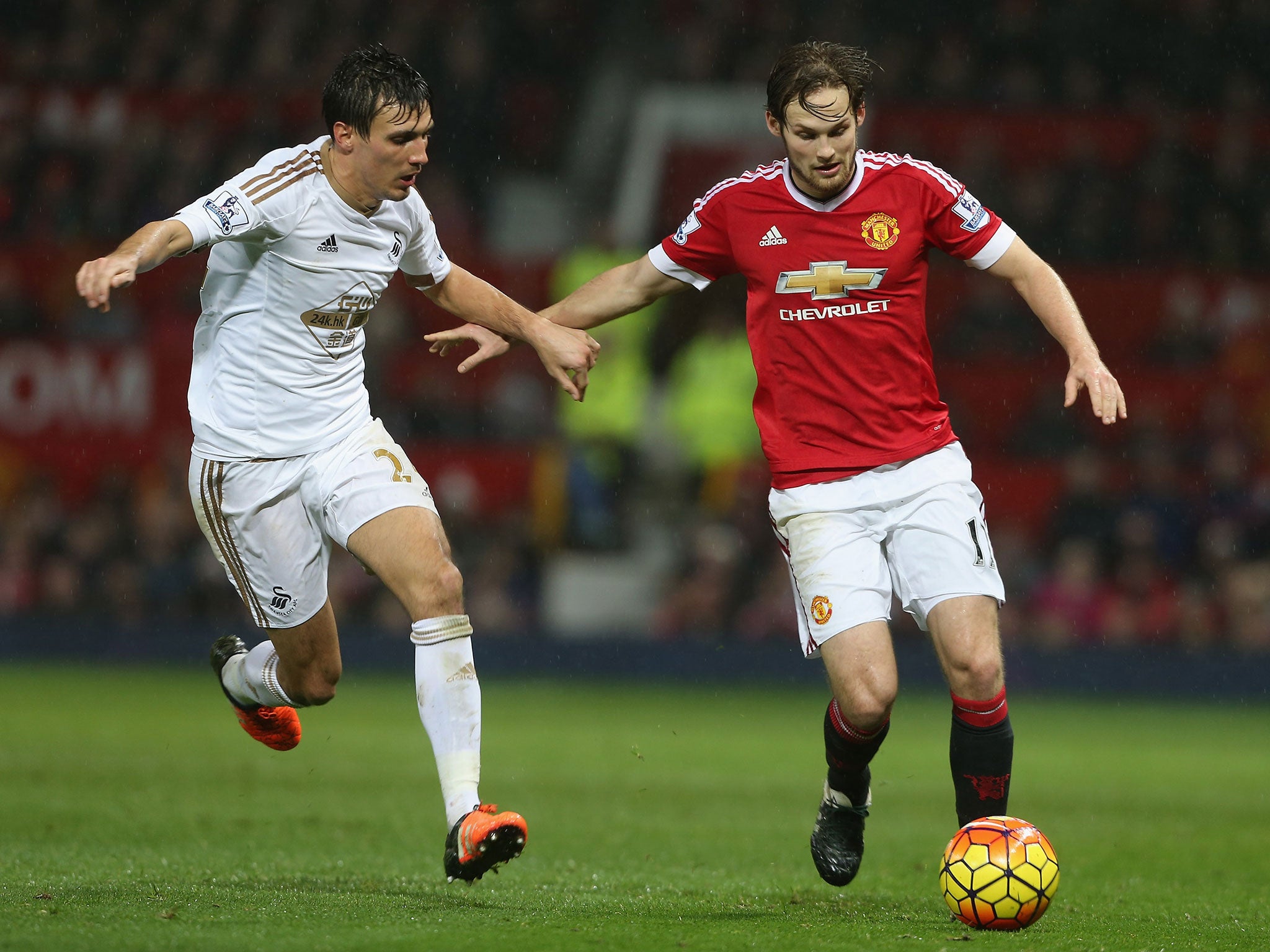 Manchester United take on Swansea at the Liberty Stadium