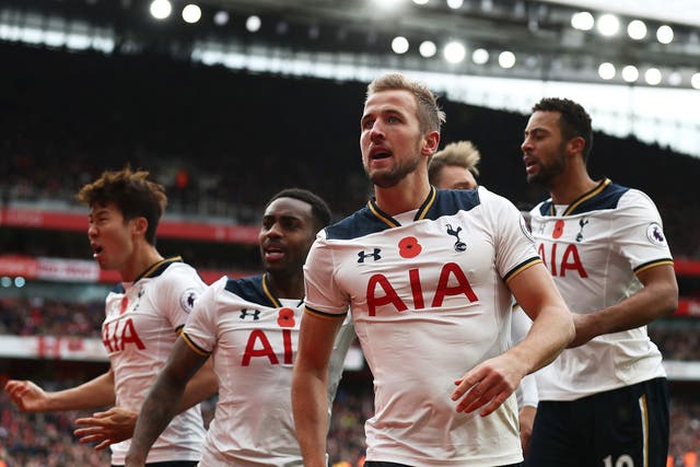 Harry Kane's penalty goal denied Arsenal all three points at the Emirates