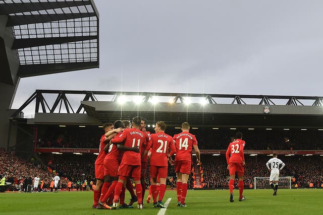 Liverpool proved to be unstoppable at Anfield as they smashed six past the visitors