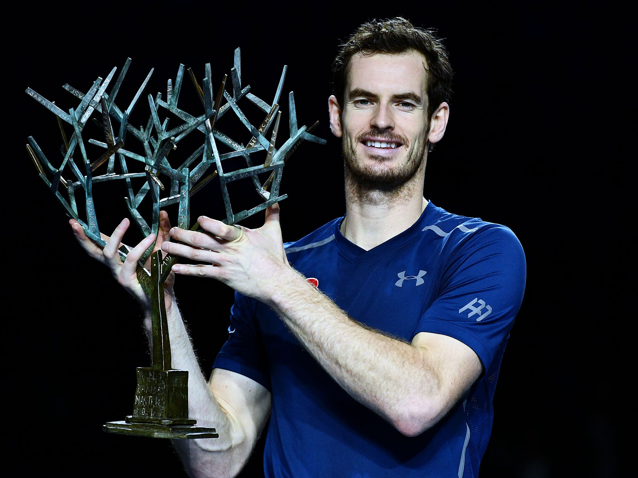 Andy Murray is crowned champion at the Paris Masters