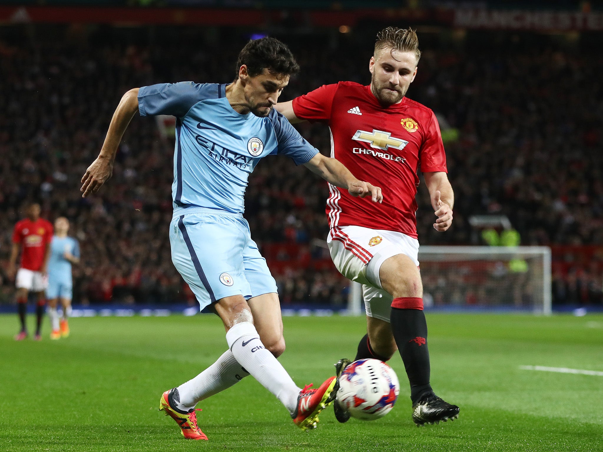 Luke Shaw has attracted criticism for his recent United performances