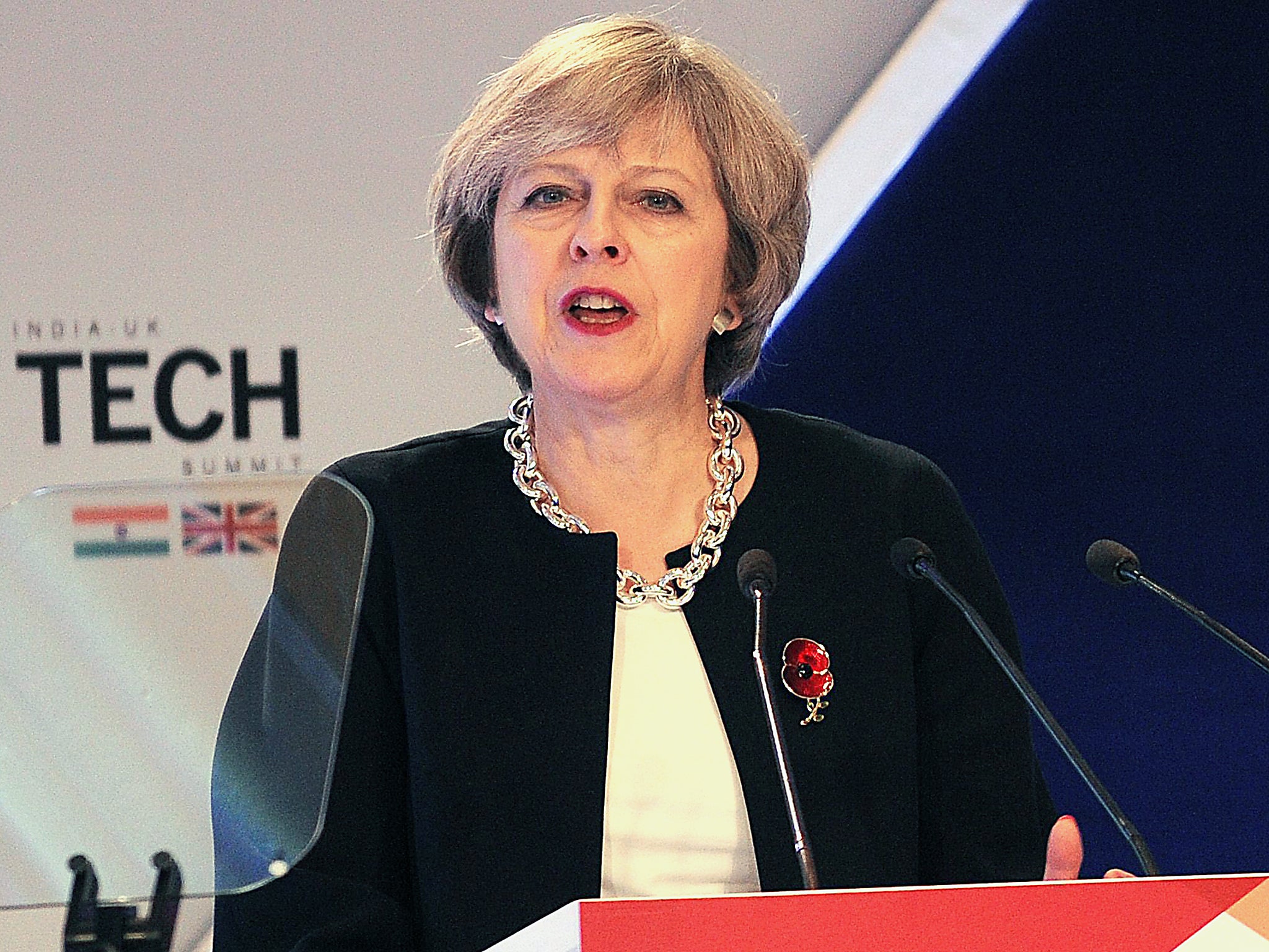 Ms May has spoken out - but not in too blatant terms, say experts