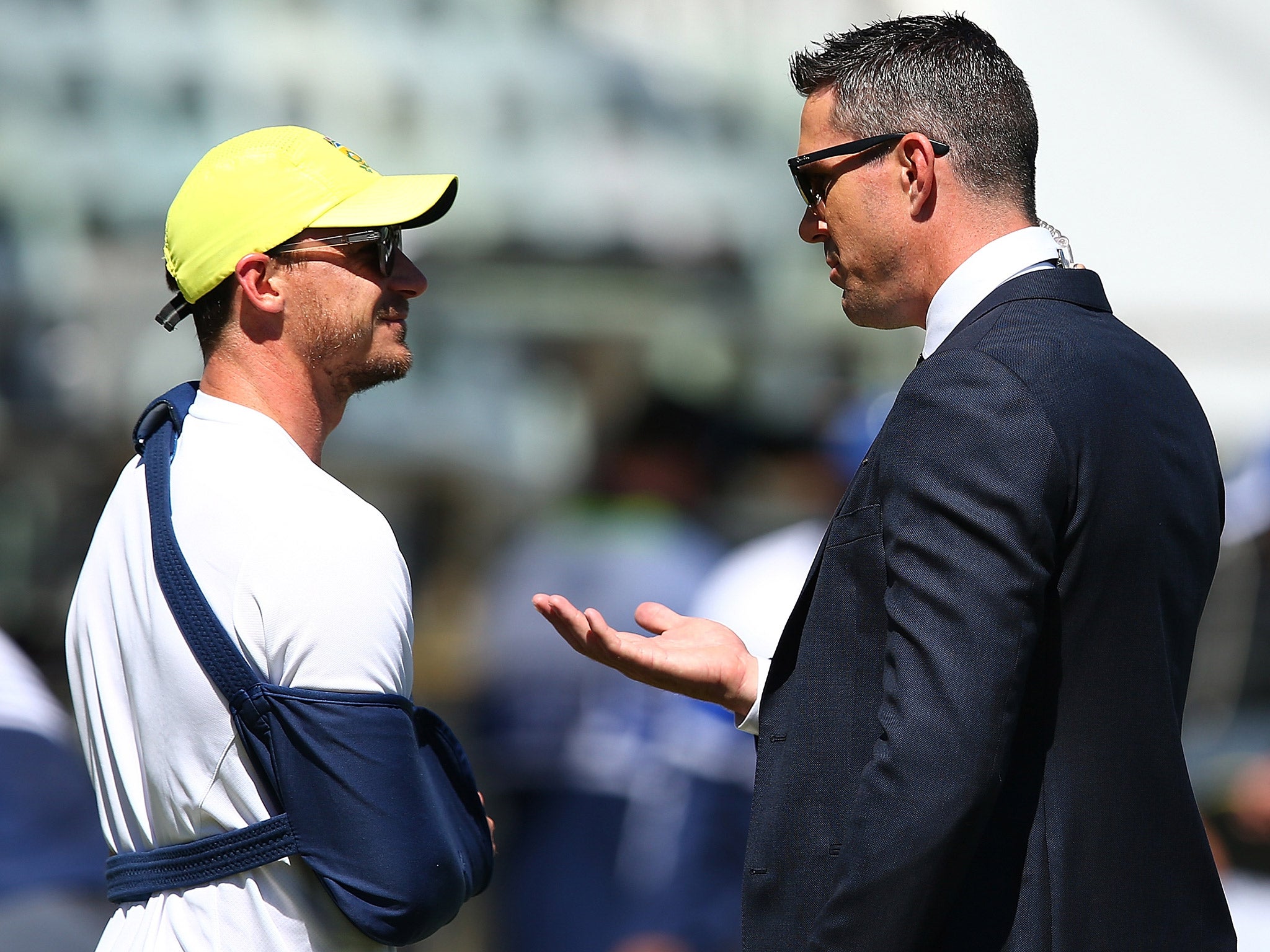 Dale Steyn was not able to bowl on the final day after suffering a shoulder injury