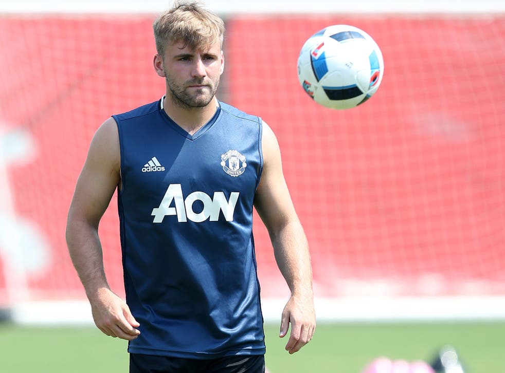 Luke Shaw is still struggling with pain in the leg he broke 14 months ago, says England manager Gareth Southgate