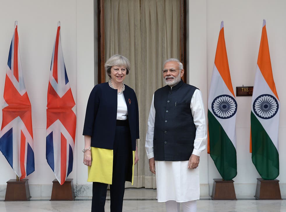 Theresa May came back from India empty handed once before 